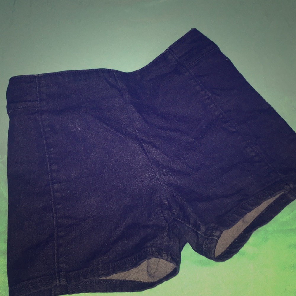Girl high waisted jean shorts used condition